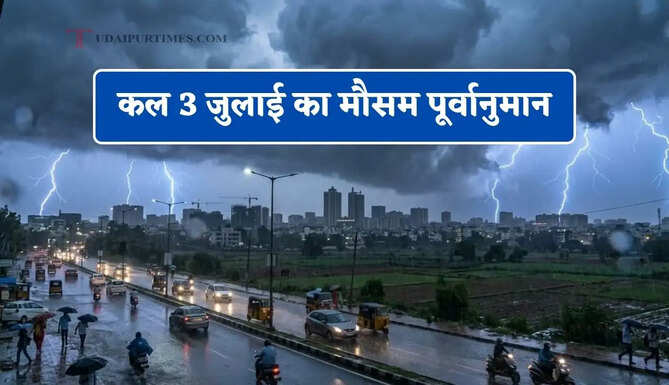 देश के 15 राज्यों में भारी बारिश-तूफान का अलर्ट ! देखें कल का मौसम पूर्वानुमान
