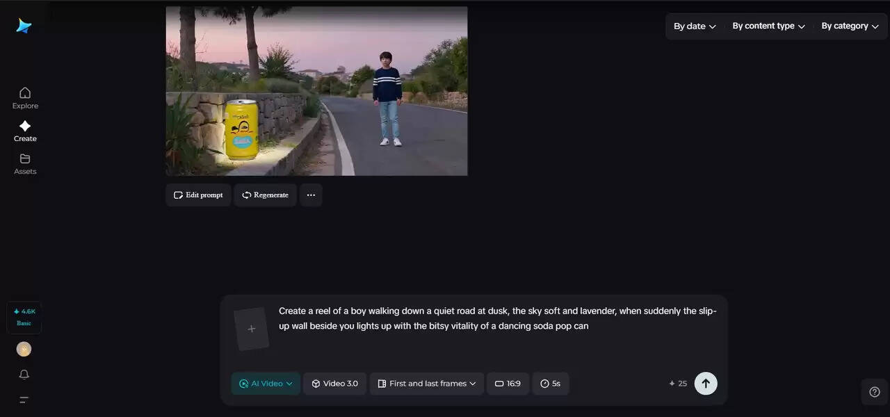 Illustration of micro-moment advertising with AR billboards and animated projections transforming a futuristic city street using AI-generated visuals