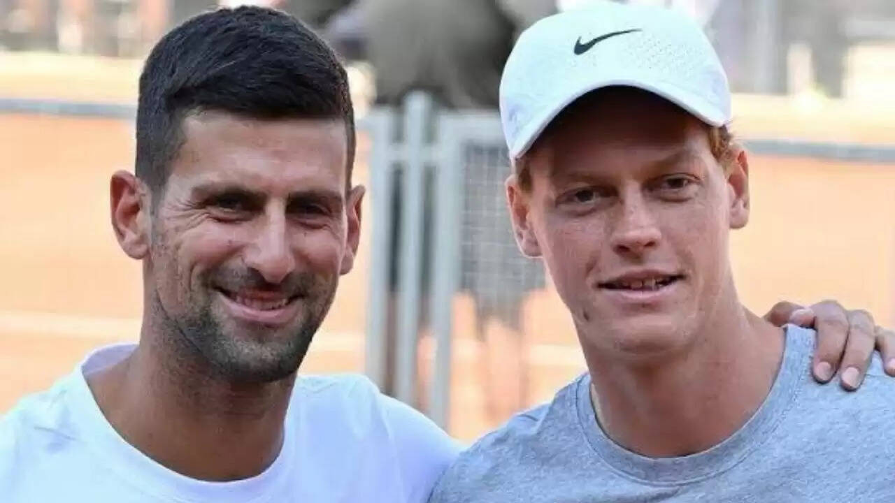 Novak Djokovic and Jannik Sinner