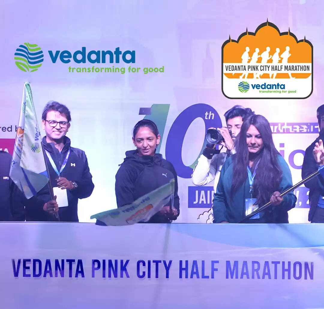 "Runners participating in the 10th Vedanta Pink City Half Marathon 2025 in Jaipur supporting the #RunForZeroHunger initiative" ●	Races Flagged Off by Priya Agarwal Hebbar, Non-Executive Director, Vedanta Ltd. and Chairperson, Hindustan Zinc Ltd., and Harmanpreet Kaur Captain of the Indian Women&rsquo;s Cricket Team and International Brand Ambassador for VPCHM 2025.