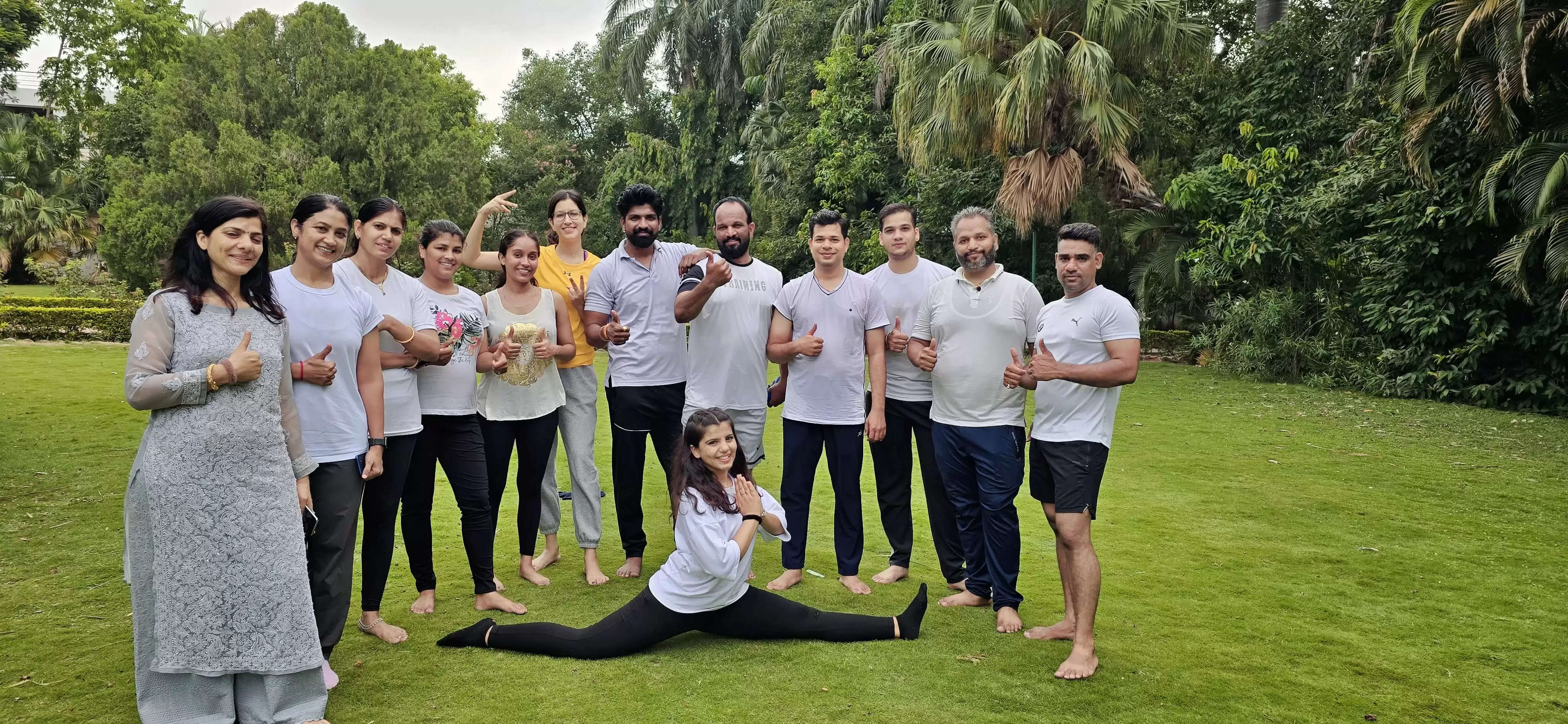 International Yoga Day Udaipur Arth Skin and Fitness