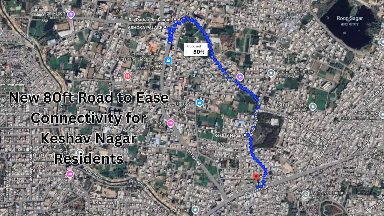 Udaipur: Keshavnagar Residents Will Finally Get Direct Access to University Road and 100ft Road