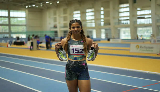 Reliance Foundation&rsquo;s Jyothi Yarraji Makes History: Clinches Gold and New National Record at Asian Indoor Athletics Championships