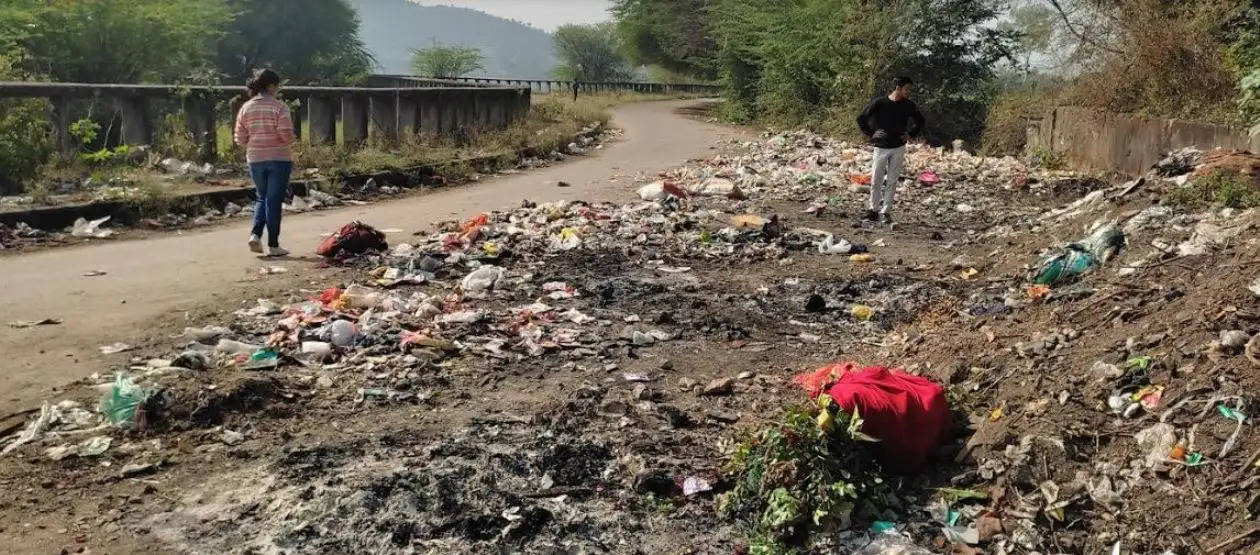 pichola lake dumping yard
