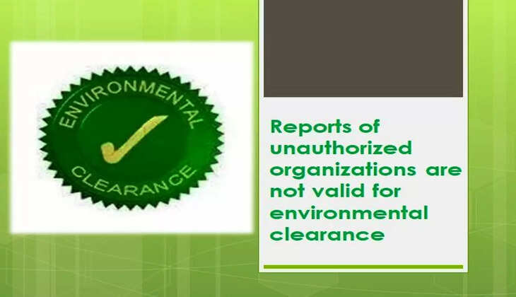 Environmental certificate