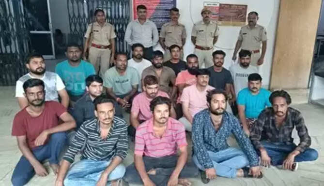 Accused arrested police raid Ambamata PS
