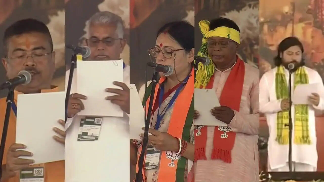 Full List Of Ministers Who Took Oath With Suvendu Adhikari In Bengal Cabinet