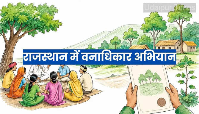 राजस्थान में वनाधिकार अभियान