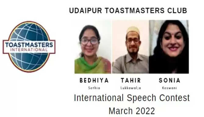 udaipur toastmasters club international speech contest
