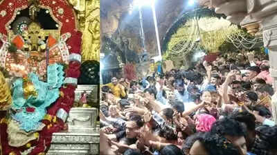 Devotees throng Shri Sanwaliyaji Temple in Chittorgarh for Annakut Malpua distribution tradition