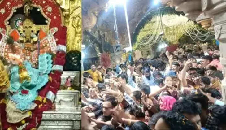 Devotees throng Shri Sanwaliyaji Temple in Chittorgarh for Annakut Malpua distribution tradition