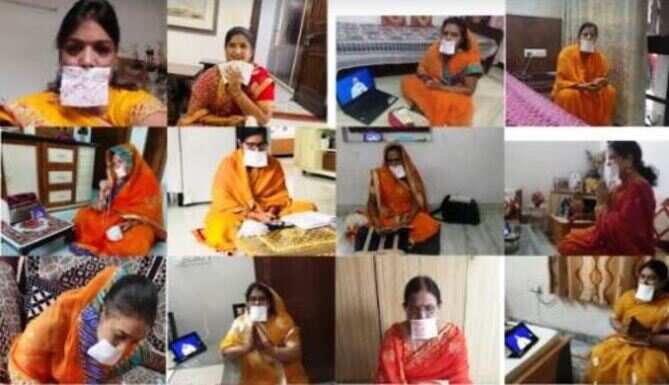 संवत्सरी पर्व पर आयोजित हुई धार्मिक अन्त्याक्षरी आलोचना पाठ