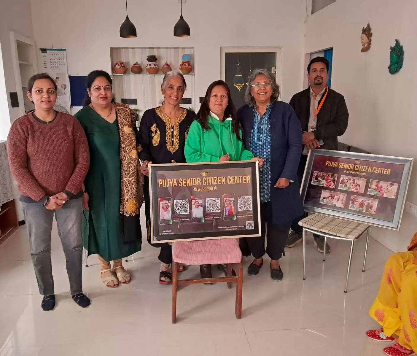 Pujya Senior Citizen Care in Udaipur Seema Shah Manju Lodha, Shalini Arora