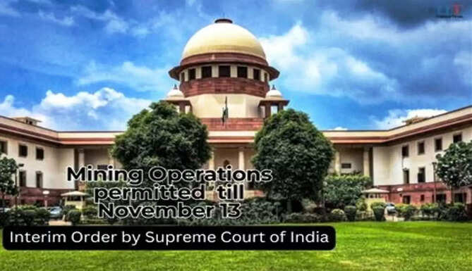 Supreme court Mining operation