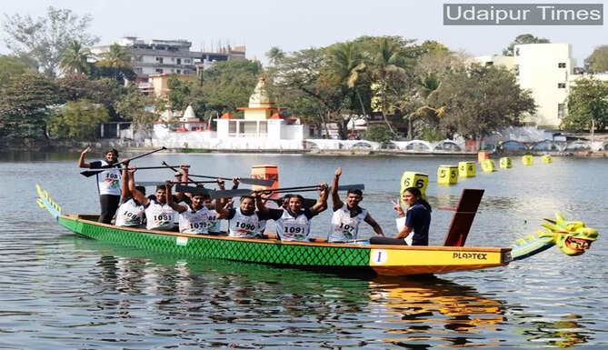 Rajasthan Dragon Boat Team win silver medal