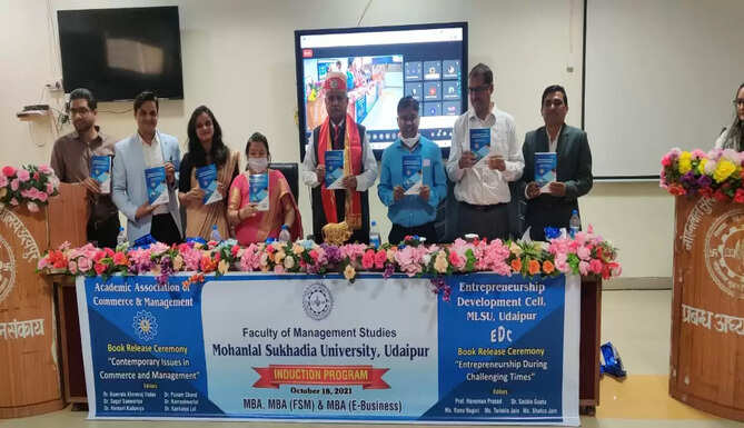 MLSU FMS MBA Freshers Induction Program