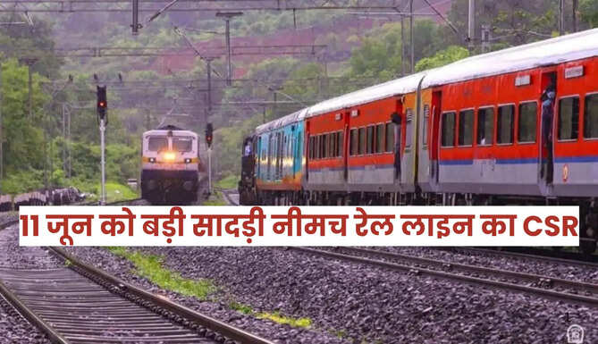 Neemach Badi Sadri Rail Line CSR