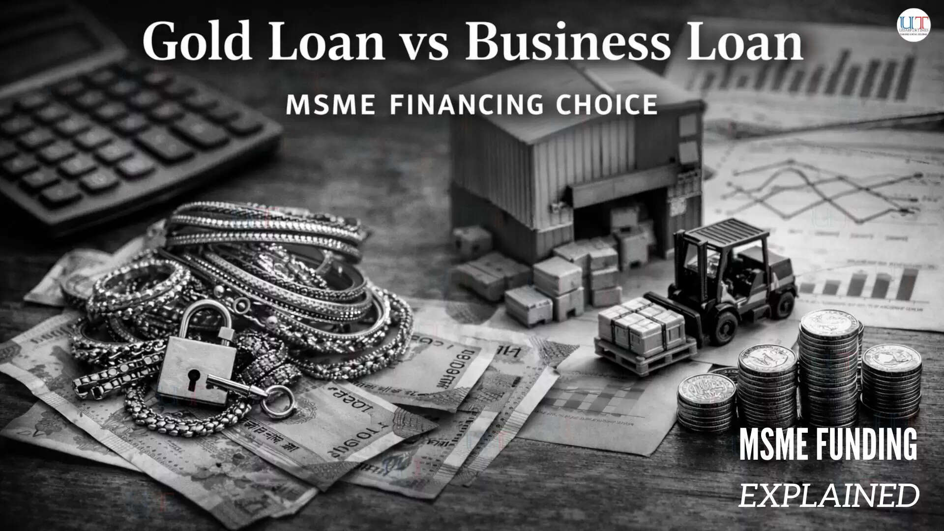 Comparison of gold loan and business loan options for MSME working capital and growth financing in India