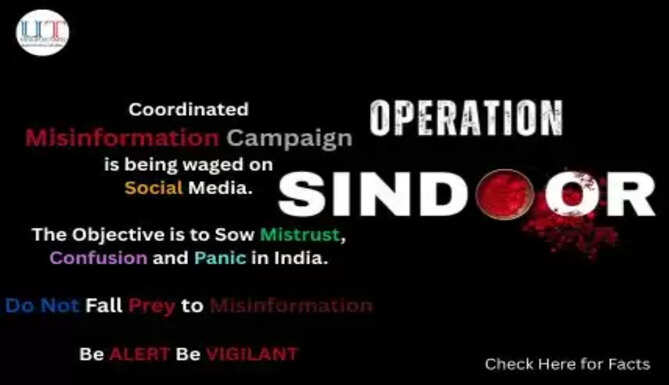 &nbsp;Indo - Pak Conflict: Beware of Social Media Misinformation being spread to confuse and intimidate and cause communal disharmony