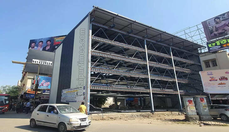 First Multi Level Hydraulic Parking in Udaipur Surajpol Udaipur Parking at Surajpol Parking at Bapu Bazar