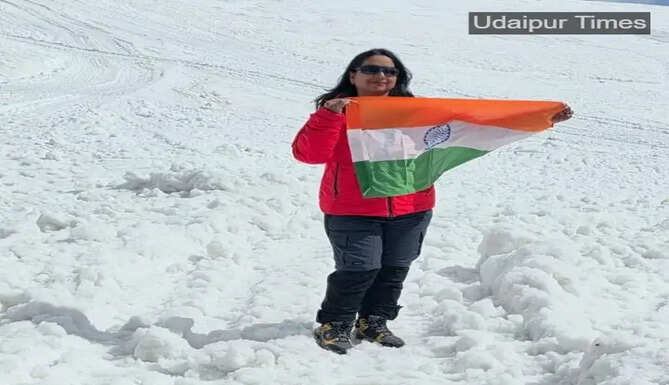 INternational Trekking Mission completed by Udaipur woman