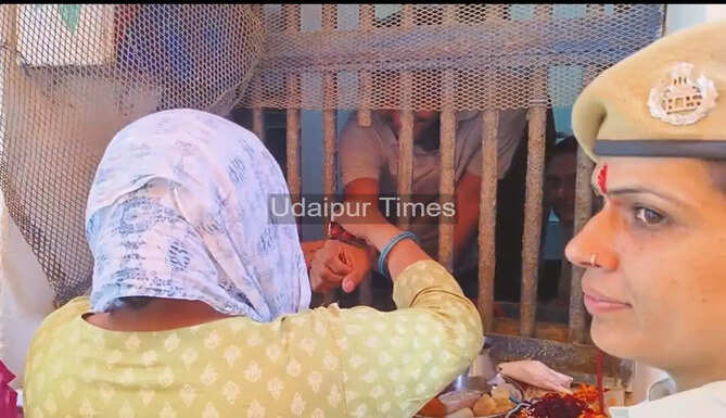 Raksha Bandhan celebration at Udaipur Jail 