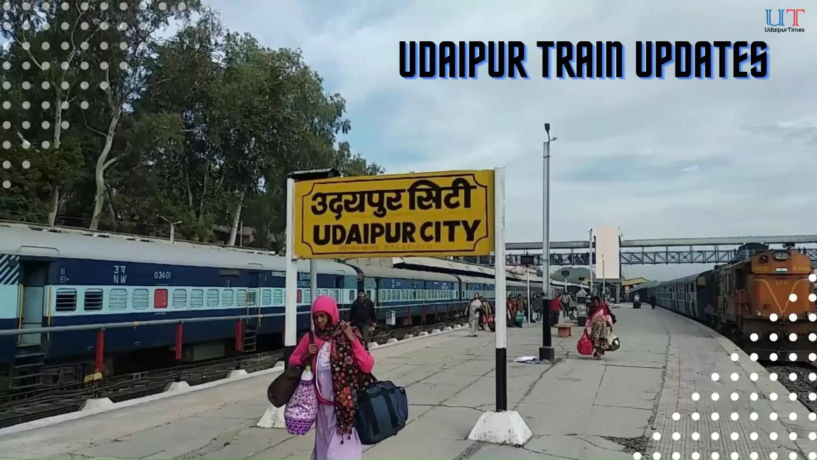 Train Updates on Udaipur route North Western Railways