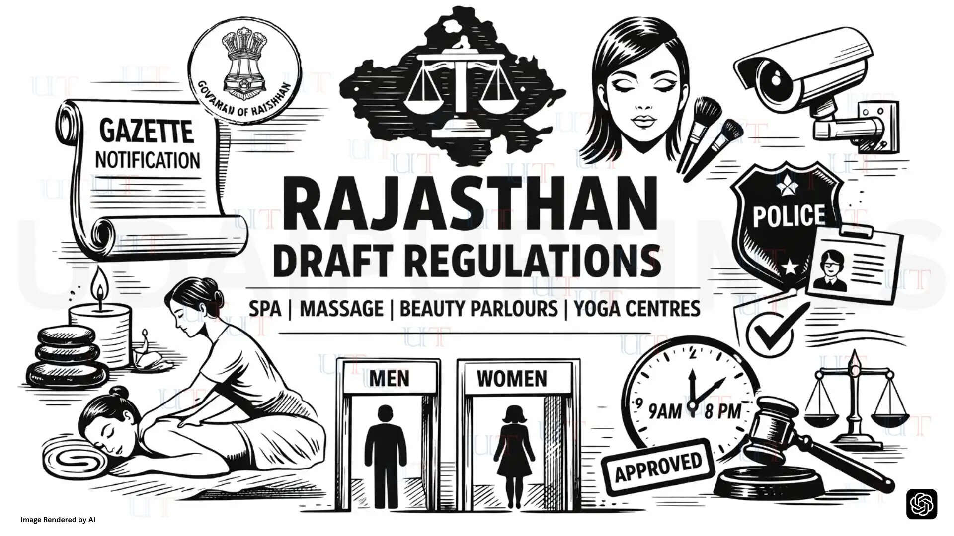 Government of Rajasthan releases draft guidelines regulating spa and massage centres across the state.