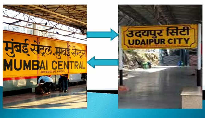 udaipur mumbai train