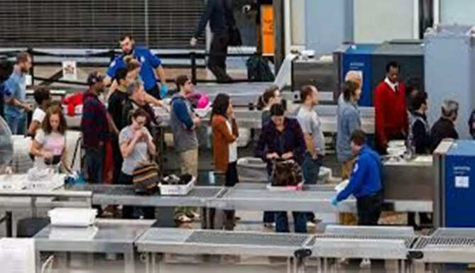 Airport security checks