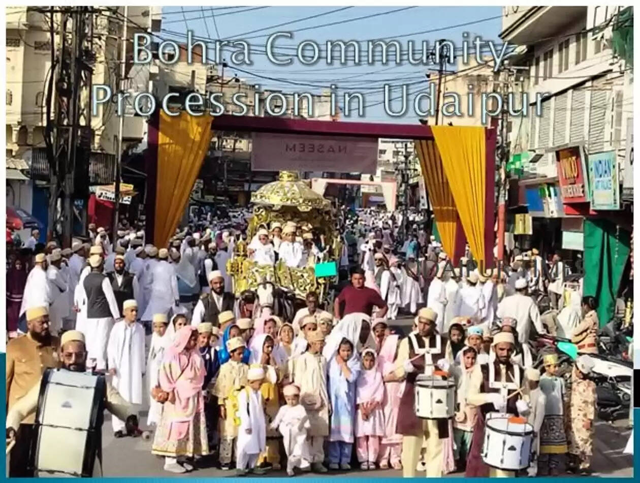 Bohra Community procession in udaipur