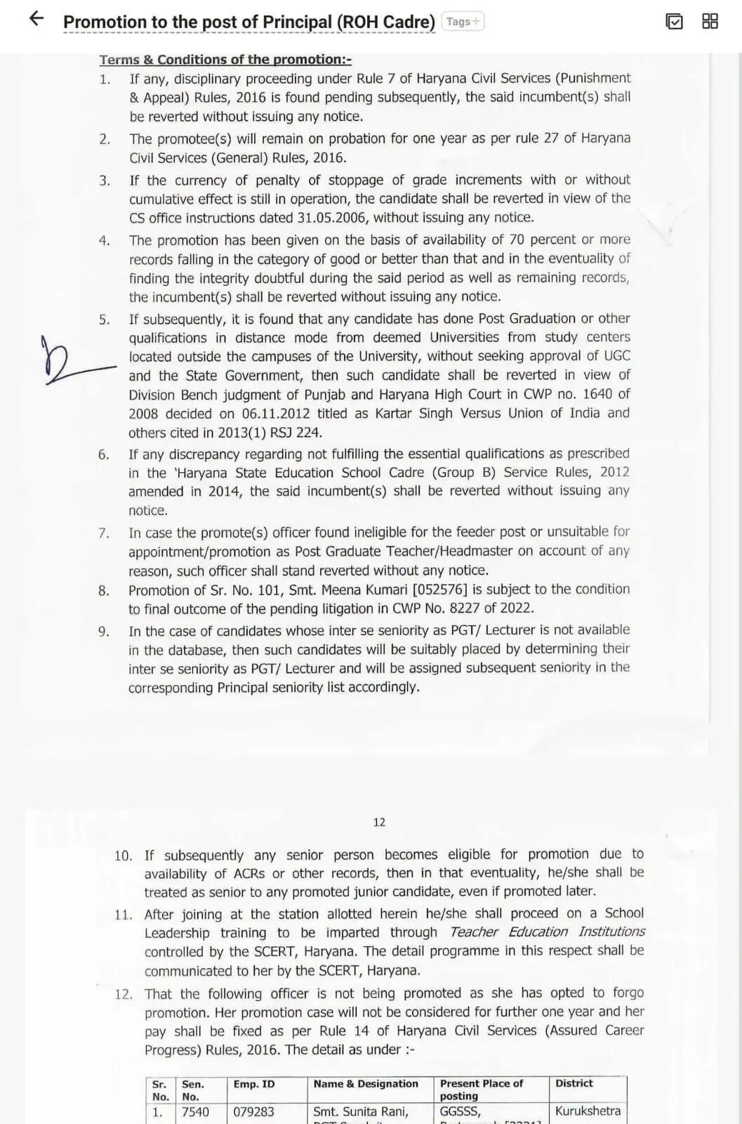 हरियाणा शिक्षा विभाग का बड़ा फैसला ! इन प्रिंसिपलों पर गिरगी गाज, देखें नया आदेश