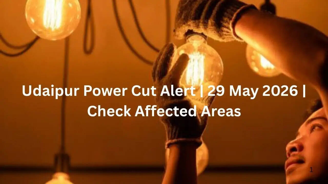 Scheduled power cut announcement in Udaipur on 29 May 2026