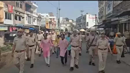 SP Mamta Gupta’s bold action in Deogarh – Seven accused arrested, made to repent in public