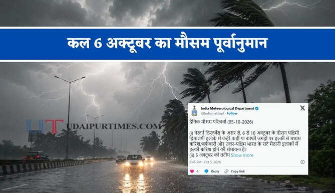 दिल्ली-हरियाणा समेत 24 राज्यों में भारी बारिश का अलर्ट ! देखें नया पूर्वानुमान