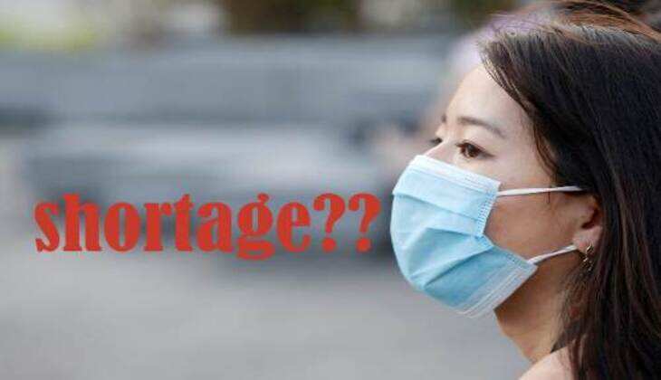 The markets go short of masks and hand sanitizers.