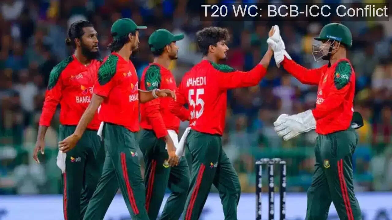 Bangladesh cricket team amid controversy over refusing to travel to India for ICC Men&rsquo;s T20 World Cup 2026 matches