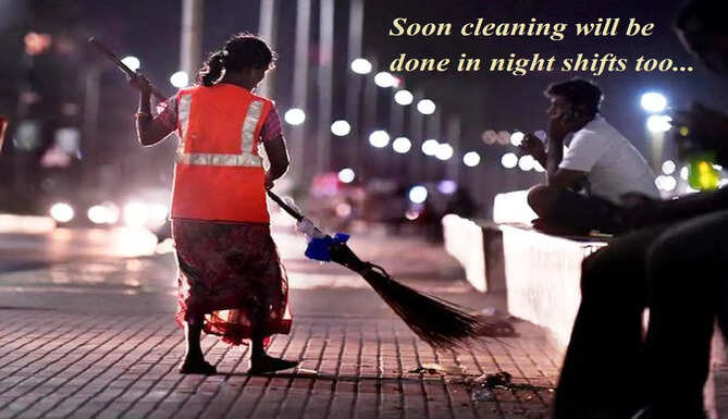 cleaning work
