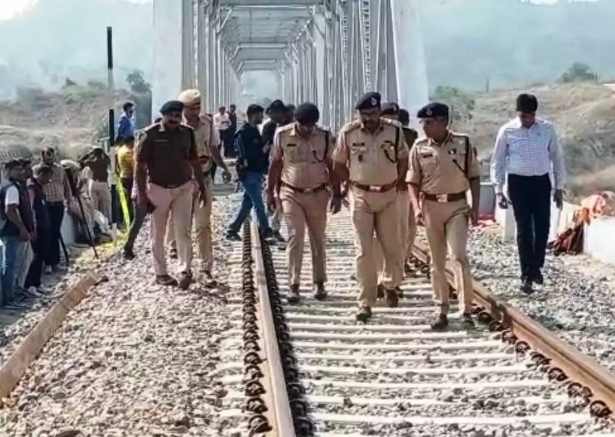 railway track blast
