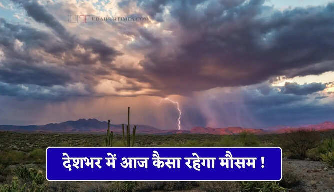  देशभर में आज कैसा रहेगा मौसम ! देखें आज का नया पूर्वानुमान