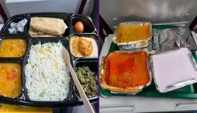 vande bharat food 