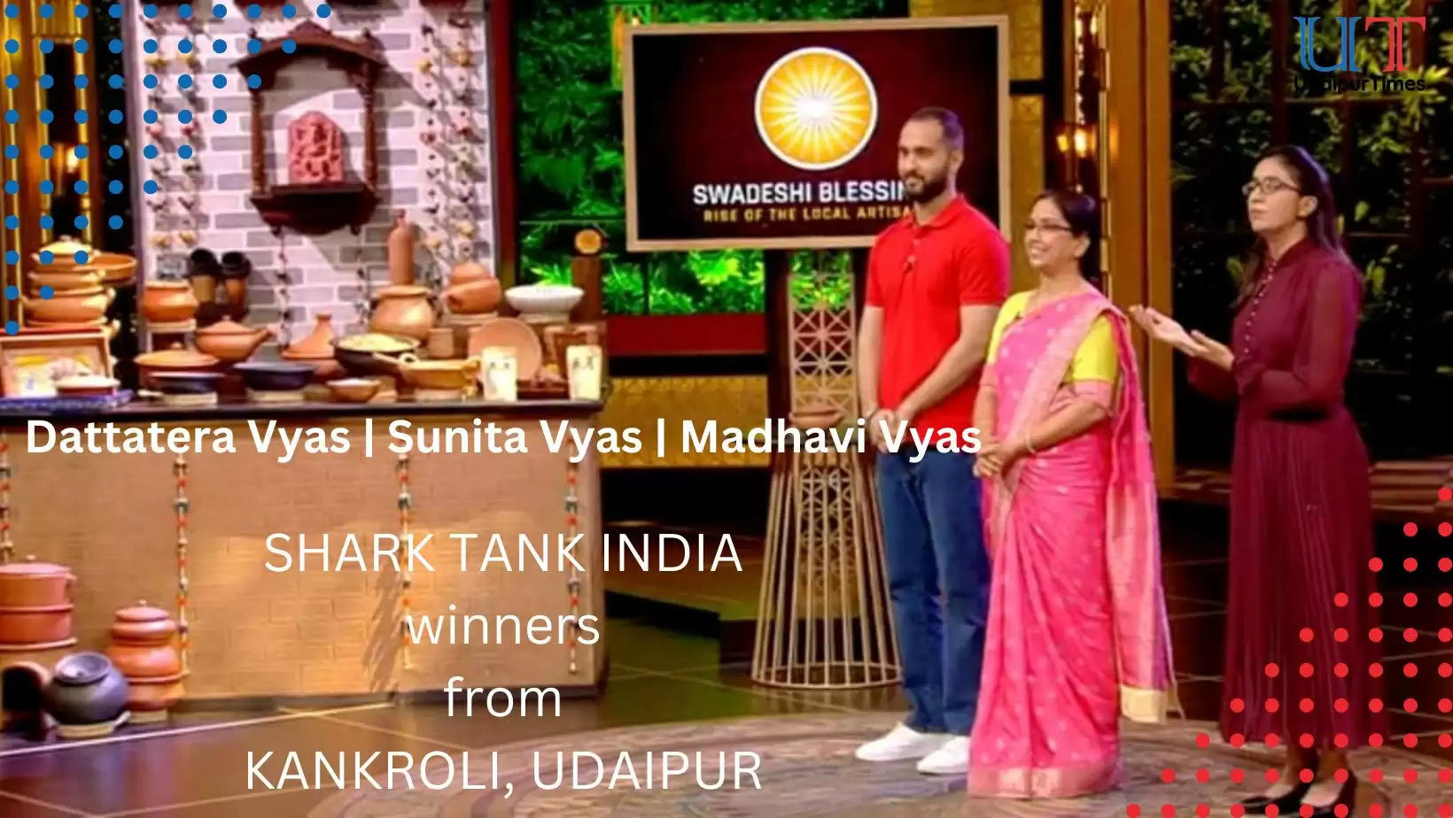 Swadeshi Blessings from Kankroli Udaipur exports Earthenware across 25 countries and has emerged from Shark Tank with an investment of Rs 2 Crore