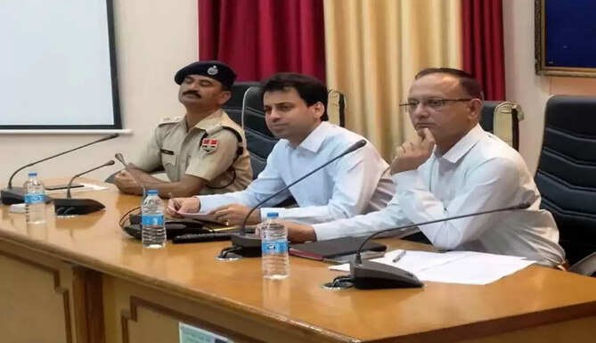 District Collector on Law and Order situation 