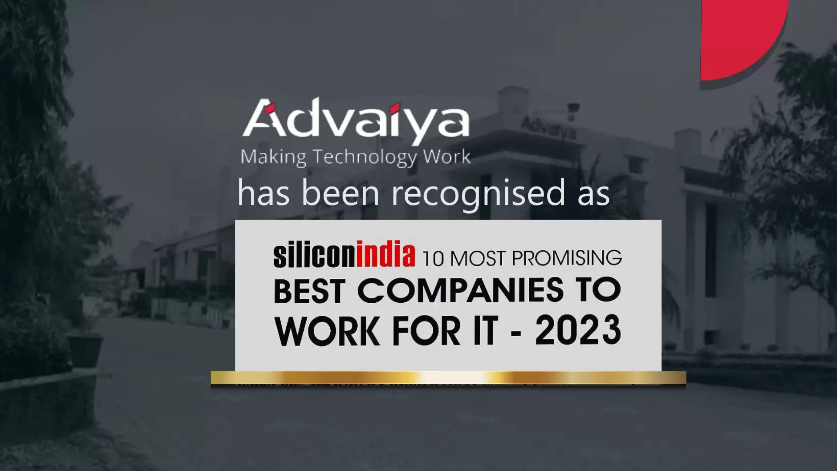 Advaiya Best IT Company to work 2023-24 Silicon India