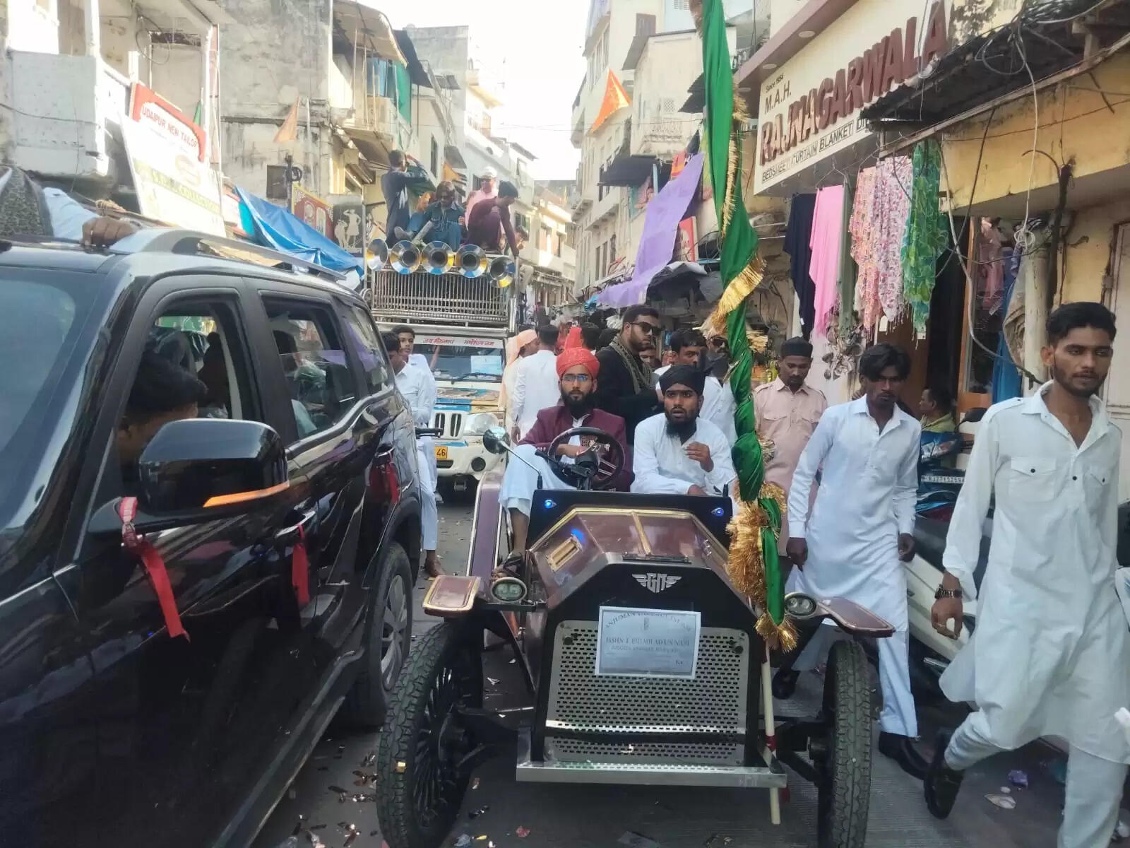 Eid Milad Un Nabi procession in Udaipur