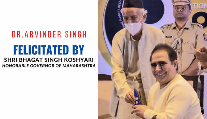 Dr Arvinder Singh Udaipur Felicitated by Shri Bhagat Singh Koshyari, Governor of Maharashtra, Beauty Expert in Udaipur, Cosmetologist in Udaipur, Skin Treatment in Udaipur, Acne Removal in Udaipur, Udaipur Beauty Treatment