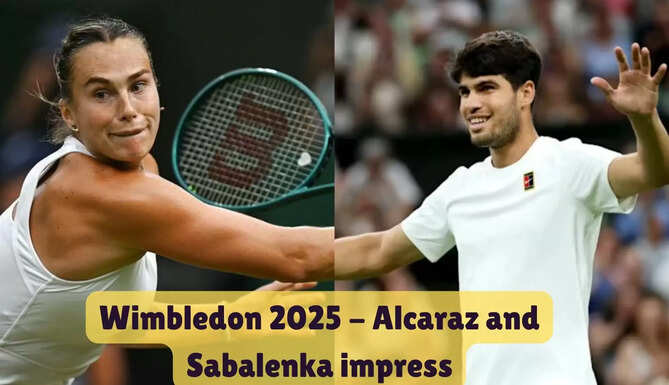 Wimbledon 2025, Sabalenka semifinal, Alcaraz Wimbledon, Wimbledon comeback, tennis semifinals,Wimbledon highlights, tennis news