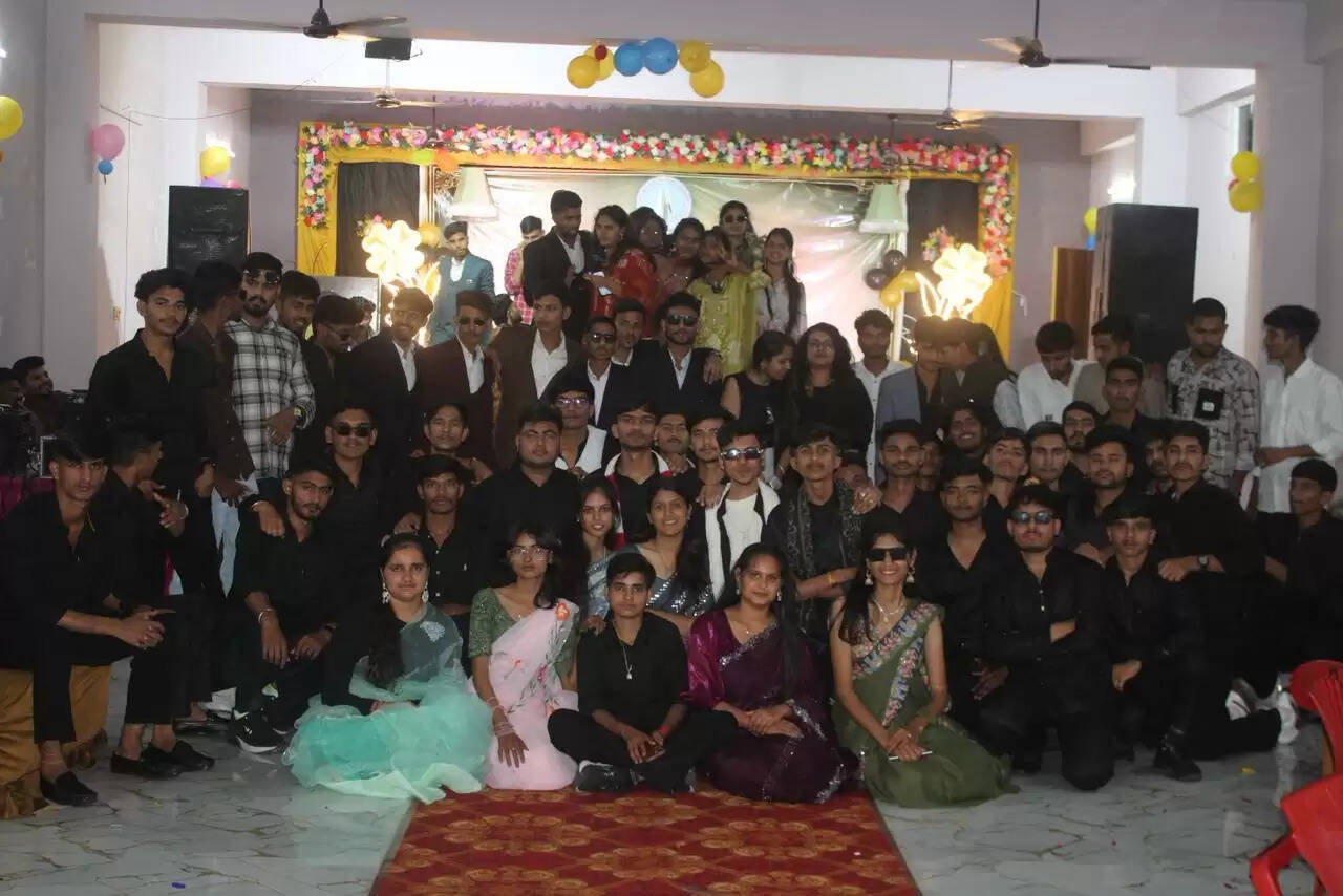 Second-year students of MPUAT affiliated Agriculture College Rawatbhata hosting the first Fresher’s Party for newly admitted students