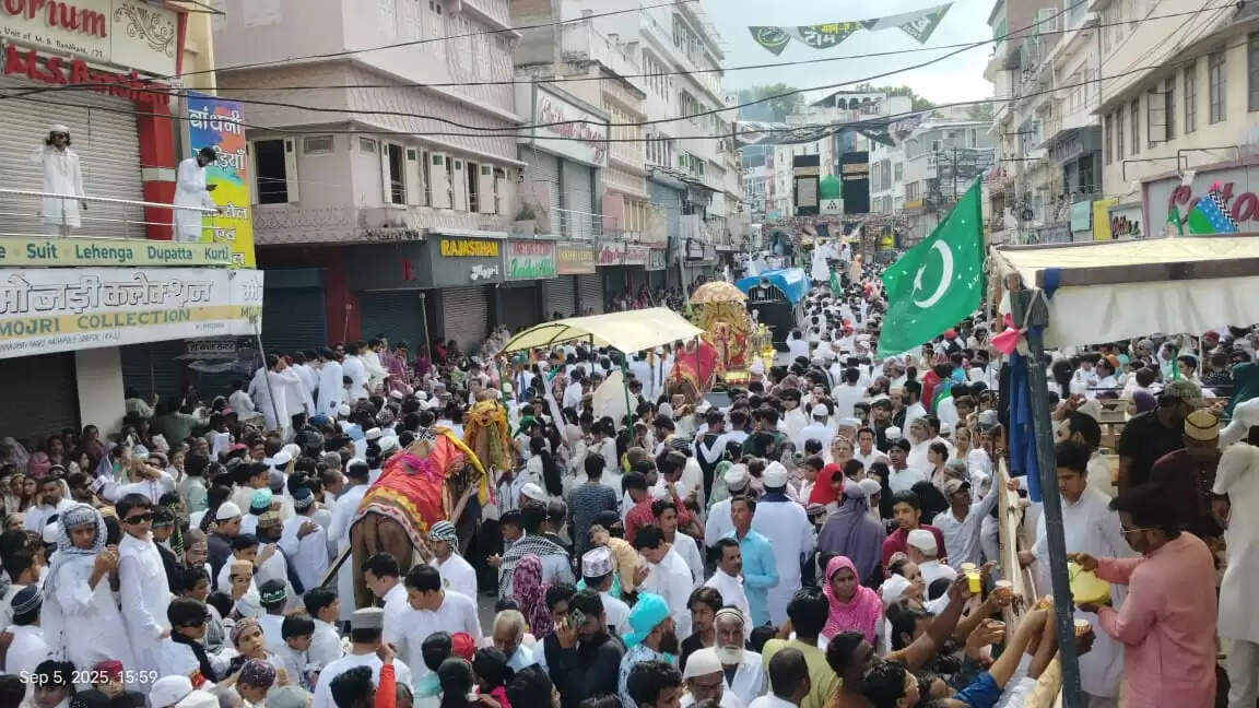 Eid Milad Un Nabi procession in Udaipur