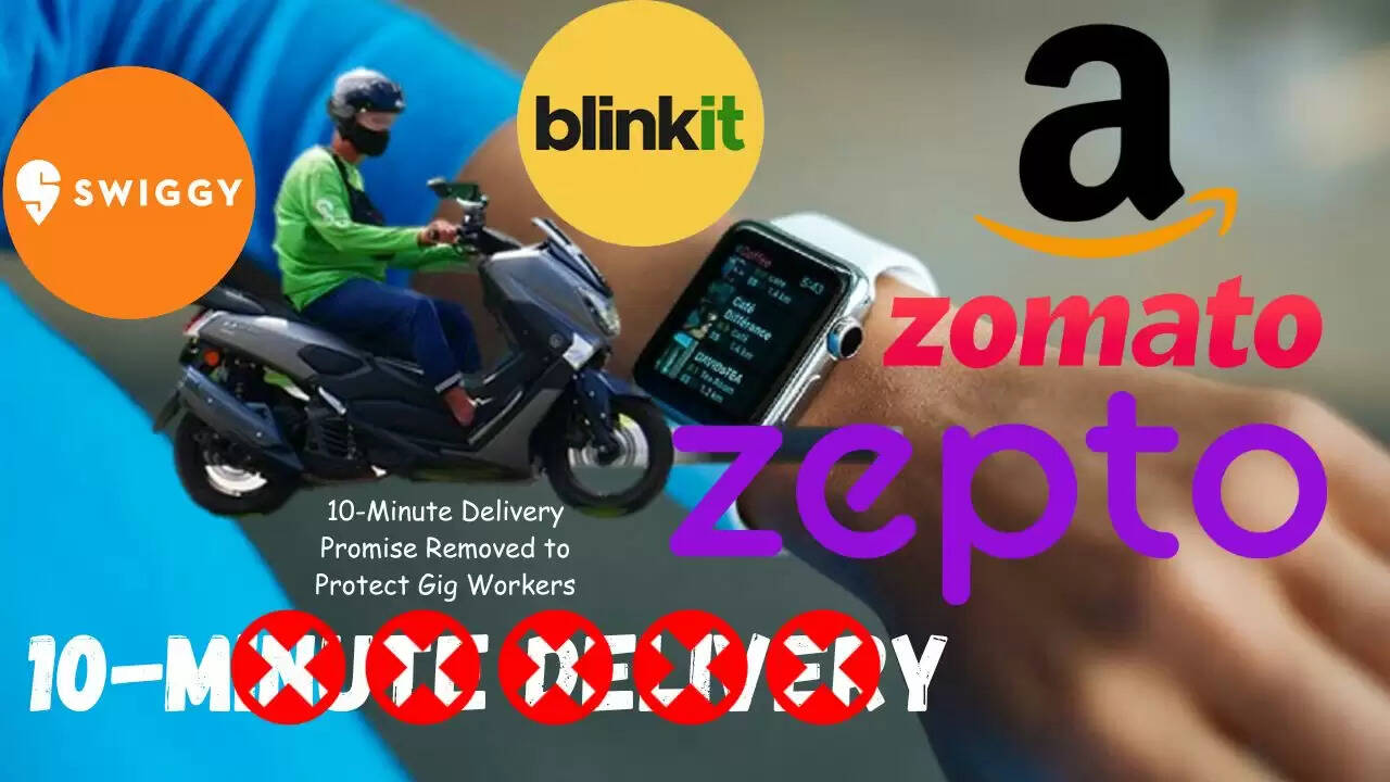 Quick commerce delivery partners in India as platforms remove 10-minute delivery promise for worker safety